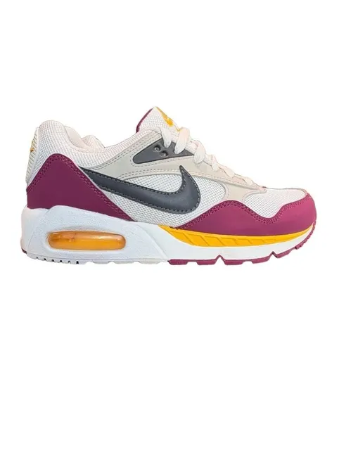 Nike Air Max Excee Size 8 women/ 6.5 men White Burgundy Yellow
