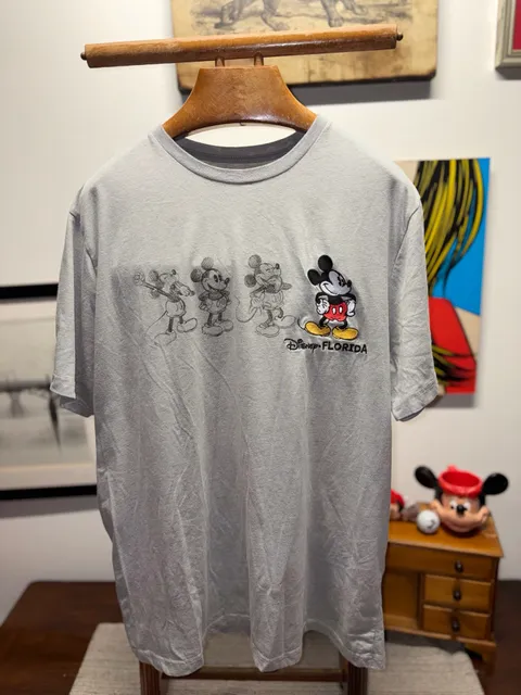 Jerry Leigh Disney Mickey Florida T-Shirt Size 2XL Grey
