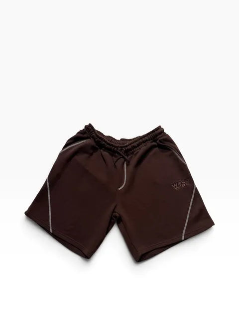 WRLD WIDE Sweatshorts Brown