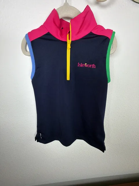 RLX Ralph Lauren GIRLS 6 Sleeveless 1/4-Zip Polo Size 6 Isleworth