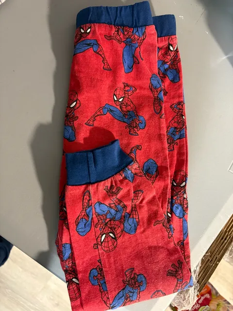 Spider-Man Pajama Pants Size 5 Red Blue