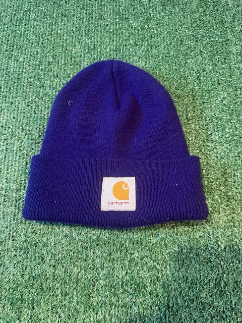 Carhartt Watch Beanie Purple Knit Cuffed Cap