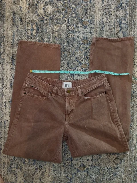 BDG Cowgirl Jean Size 29 Brown Denim Straight Leg Pants