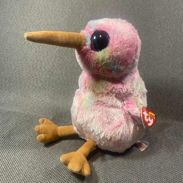 Ty Beanie Boos Pip Squeak The Kiwi Bird Plush Stuffed Animal - 10 inch