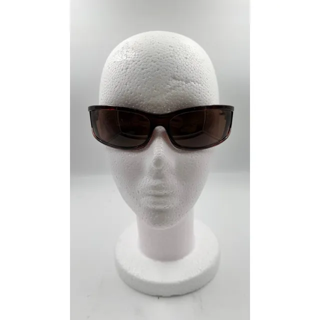 Womens Rhinestone Anti-glare Polarized Chic Narrow Sunglasses Tortoise Brown
