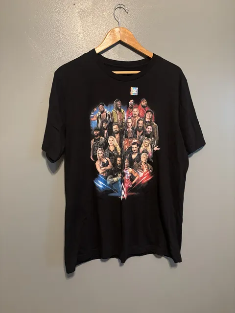 WWE I Was There 2022 Superstars T-Shirt XL Black Wrestling Graphic Tee