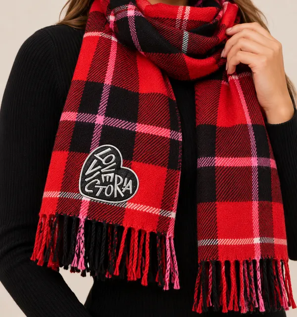 Victoria's Secret Signature Plaid Scarf