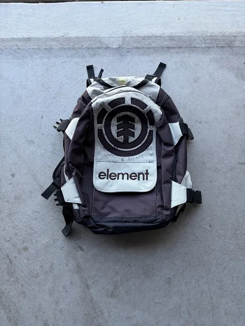 Element Skateboards Backpack Brown White