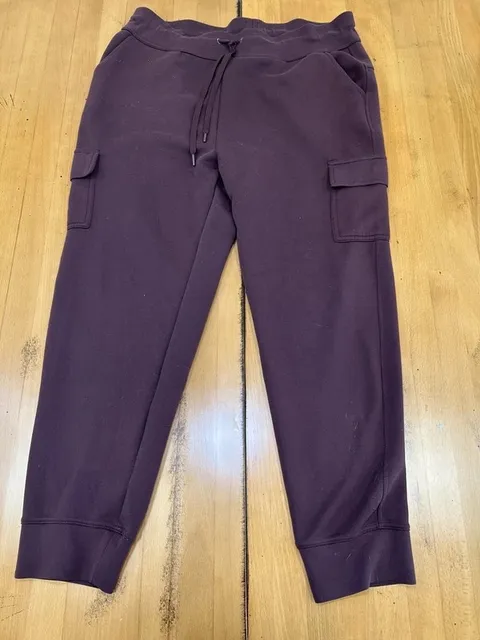 Unbranded Plum Purple Cargo Jogger Sweatpants