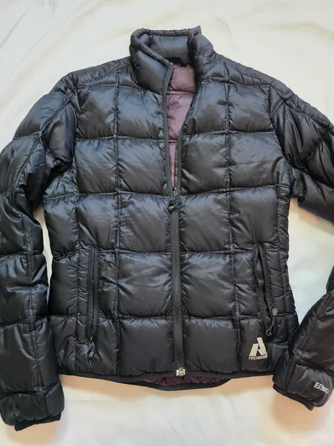 Eddie Bauer First Ascent EB800 Down Puffer Jacket Black