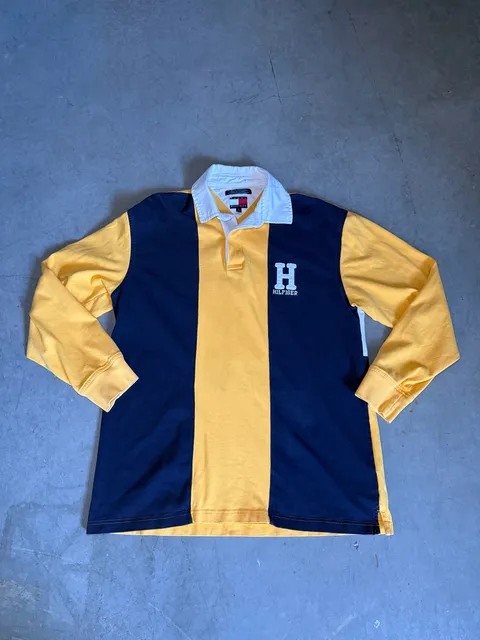 90s Tommy Hilfiger Big Flag Rugby Shirt