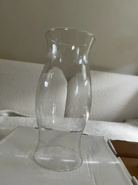 Clear Glass Hurricane Lamp Chimney Shade
