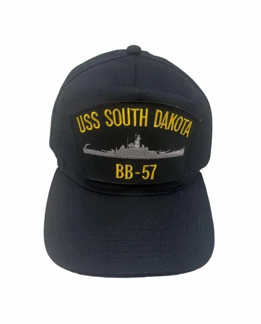 US Navy USS South Dakota BB-57 Ship Hat Snapback Ball Cap