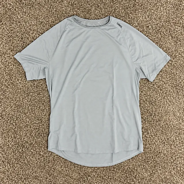 UNRL Streamline T-Shirt Size L Gray Athletic Short Sleeve