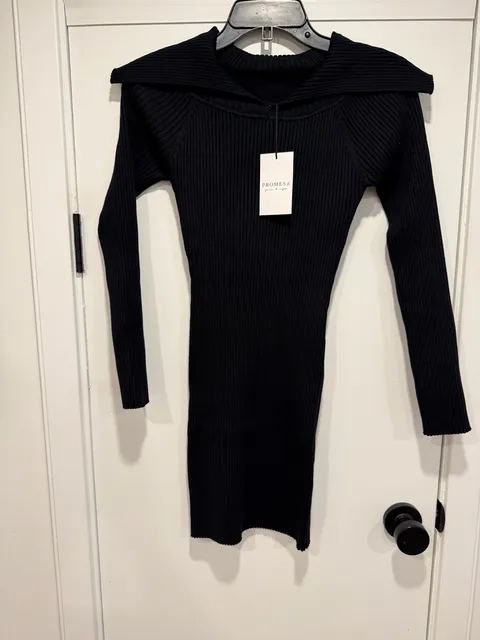 Promesa Ribbed Knit Dress Size S