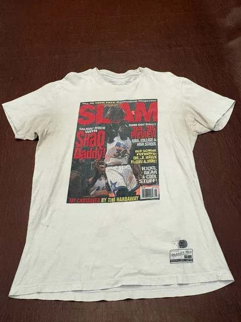Mitchell & Ness Slam Magazine Shaq T-Shirt Size L