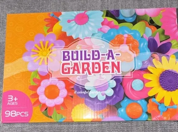 Build A Garden Toy Flower Building Set 98 Pieces 3+ Ages