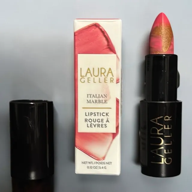 Laura Geller Italian Marble Lipstick Strawberry Toffee New In Box