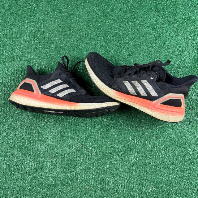 Adidas Ultraboost 20 Black Solar Red Running Shoes