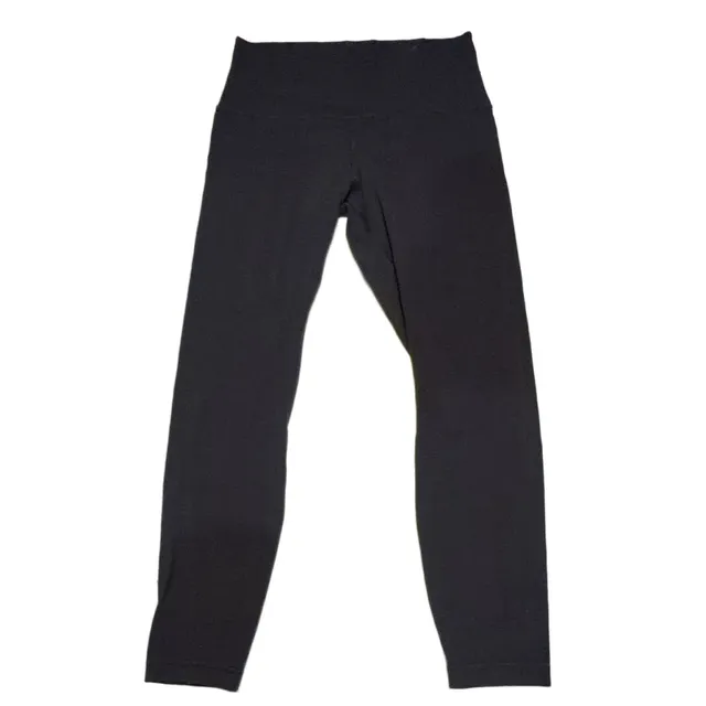 lululemon 2-Piece Set Women Black Leggings & Headband Yoga Gym Stretch Athletic