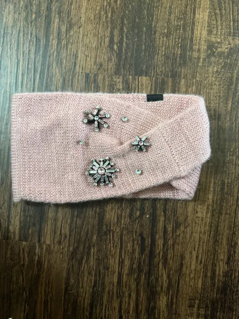 Vintage Victoria's Secret Blush Snowflake Headband