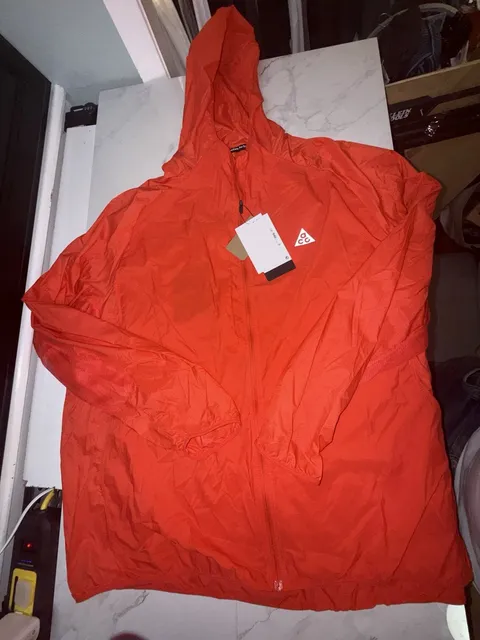 Nike ACG Aireez UV Trail Running Jacket Men's XXL Light Crimson NWT IF2104