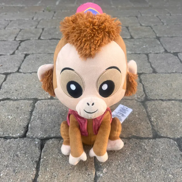 Disney Store Official Princess Friends Plush Doll Abu Monkey from Aladdin 11”