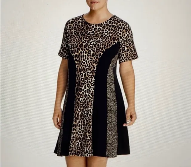 Michael Michael Kors Leopard Print Dress Size L