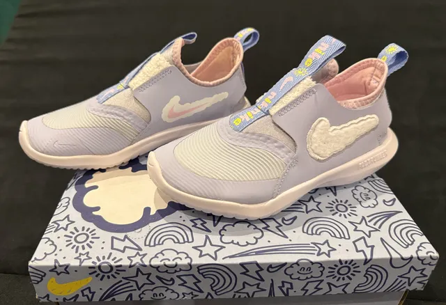 Nike Flex Runner 2 Size 12.5C Purple Pink Cloud Sneakers