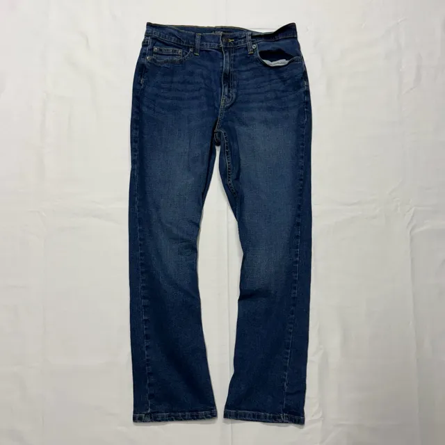 Member's Mark Straight Fit Premium Stretch Jeans 32x30 Blue Denim