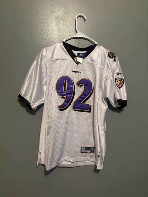 Reebok NFL Equipment Baltimore Ravens Ngata 92 Jersey Size XL