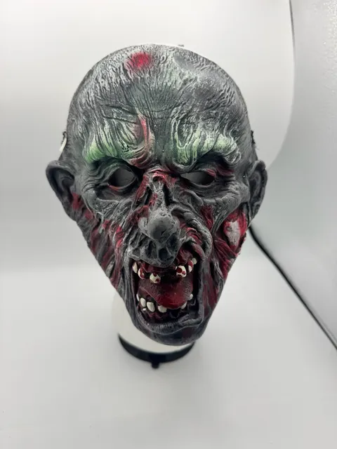 Zombie Halloween Costume Mask Horror Creepy Undead Face