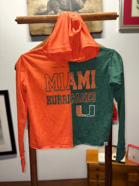 The Yard By Colosseum Miami Hurricanes Hoodie Size 6-6X