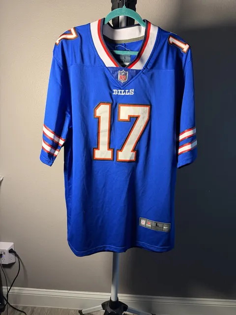 Nike Buffalo Bills Josh Allen #17 Jersey Size L Blue NFL Football