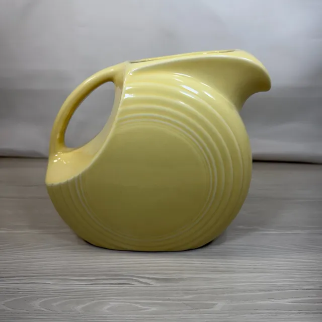 Fiesta Yellow Disc Water Pitcher