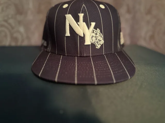 Only Us NY Wolves Pinstripe Hat