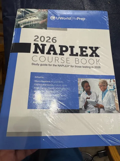 UWorld RxPrep 2026 NAPLEX Course Book Study Guide