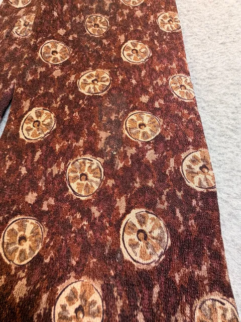 Joseph Abboud Brown Medallion Silk Necktie
