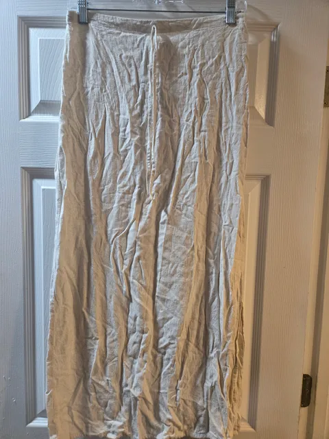 Song of Style Linen Skirt Beige