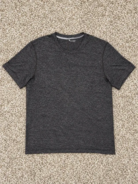 Lululemon Men’s Soft Jersey Short-Sleeve Athletic Shirt Gray, Size L