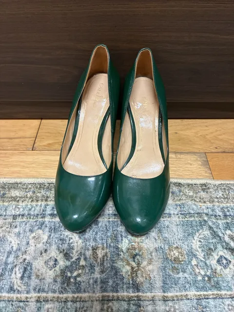 Cole Haan Pumps Size 8B Green Patent Leather Heels