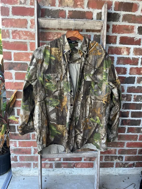Walls Realtree Hardwoods Camo Button Up Shirt 2X-Large Tall