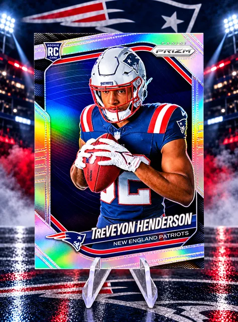 RARE TreVeyon Henderson ROOKIE Panini Prizm NFL Football Card VARIATION Patriots