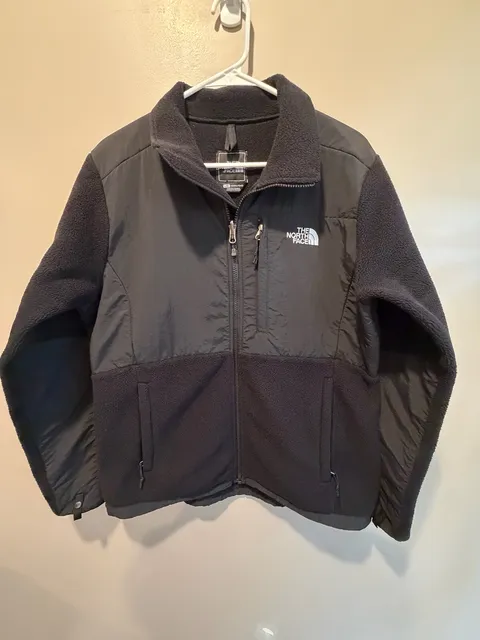 The North Face Fleece Jacket Size L Black Polartec Recycled