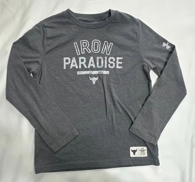 Under Armour Project Rock Long Sleeve Shirt YSM Gray