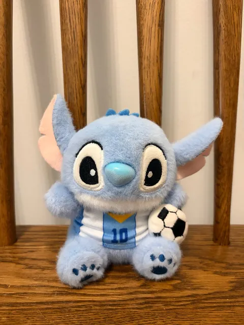 Disney Stitch Soccer Player Plush Toy 6 Inches
