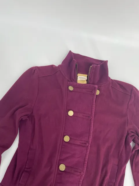 Fossil Purple Military Jacket