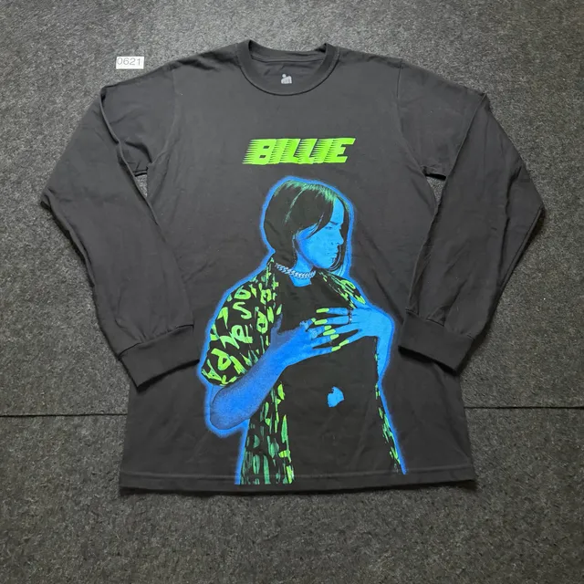 Billie Eilish Long Sleeve Graphic T-Shirt Black