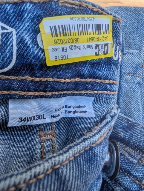 Cross Jeans Men's Baggy Fit Jeans 34x30L