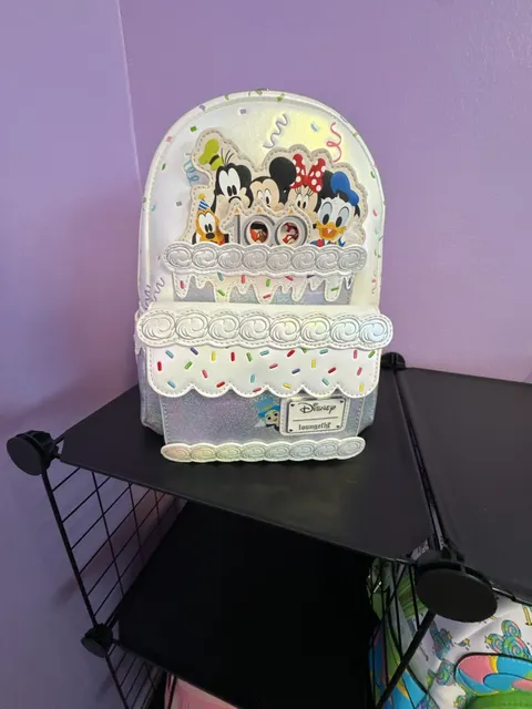 Loungefly Disney 100 Celebration Cake Mini Backpack
